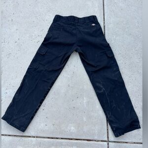 DICKIES Relaxed Straight Navy Twill Cargo Trouser Work Pant Unisex 28x30